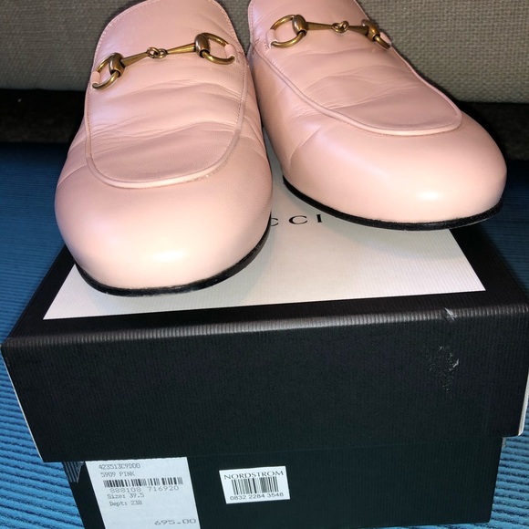 Gucci Princeton Slipper Mules Shoes Pink 39.5 - Picture 9 of 11